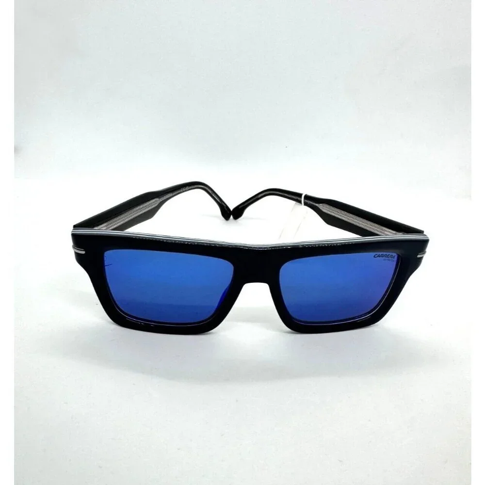 CARRERA men's square sunglasses  - Black/Blue  54mm Model 305/S Y00